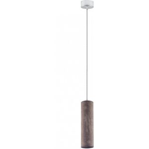 Metro Murdoch 1 - Light Single Cylinder Pendant Brushed Nickel/Chestnut 120cm H X 8.5cm W X 8.5cm D Metro Murdoch 1 - Light Single Cylinder Pendant Brushed Nickel/Chestnut 120cm H X 8.5cm W X 8.5cm D
