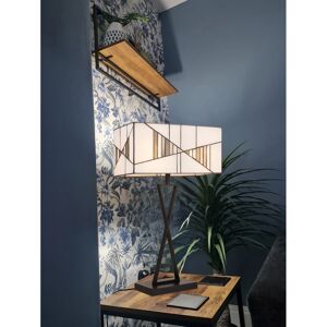 Ebern Designs Lacon 64cm Tiffany Glass Art Deco Style Rectangle Table Lamp Black 64cm H X 40cm W X 20cm D Ebern Designs Lacon 64cm Tiffany Glass Art Deco Style Rectangle Table Lamp Black 64cm H X 40cm W X 20cm D