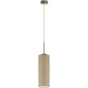17 Stories Avaia 1 - Light Single Cylinder Pendant Beige/Antique Gold 35cm H X 15cm W X 15cm D 17 Stories Avaia 1 - Light Single Cylinder Pendant Beige/Antique Gold 35cm H X 15cm W X 15cm D