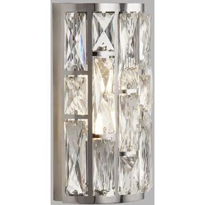 Mercer41 Vick 2 - Light Dimmable Flush Mounted Sconce Chrome;Polished Chrome 27cm H X 16cm W X 16cm D Mercer41 Vick 2 - Light Dimmable Flush Mounted Sconce Chrome;Polished Chrome 27cm H X 16cm W X 16cm D