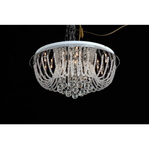 Rosdorf Park Scruggs 15-Light Crystal Chandelier Stainless Steel 22cm H X 50cm W X 50cm D Rosdorf Park Scruggs 15-Light Crystal Chandelier Stainless Steel 22cm H X 50cm W X 50cm D