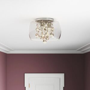 Willa Arlo Interiors 3-Light Flush Mount Chrome;Polished Chrome 20cm H X 28cm W X 28cm D Willa Arlo Interiors 3-Light Flush Mount Chrome;Polished Chrome 20cm H X 28cm W X 28cm D