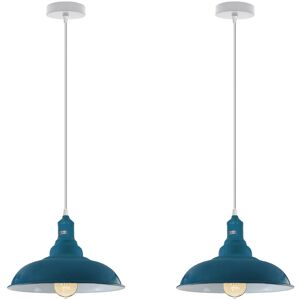 Borough Wharf Adaria 1 - Light Dome Pendant Cyan Blue 111cm H X 32cm W X 32cm D Borough Wharf Adaria 1 - Light Dome Pendant Cyan Blue 111cm H X 32cm W X 32cm D