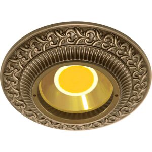 Mercer41 Fleckenstein 7 cm Decorative Recessed Trim Antique Brass 9.91cm H X 9.91cm W Mercer41 Fleckenstein 7 cm Decorative Recessed Trim Antique Brass 9.91cm H X 9.91cm W