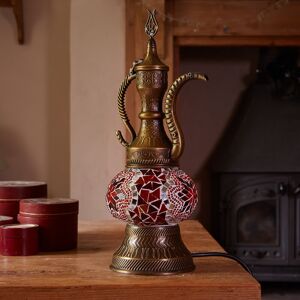 Latitude Vive Karlie 38cm Bronze Table Lamp Red/Orange 38cm H X 20cm W X 20cm D Latitude Vive Karlie 38cm Bronze Table Lamp Red/Orange 38cm H X 20cm W X 20cm D