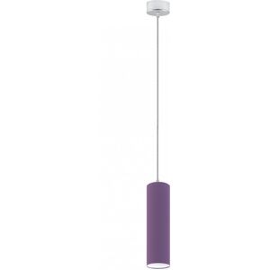 Metro Murdoch 1 - Light Single Cylinder Pendant Brushed Nickel/Purple 120cm H X 8.5cm W X 8.5cm D Metro Murdoch 1 - Light Single Cylinder Pendant Brushed Nickel/Purple 120cm H X 8.5cm W X 8.5cm D