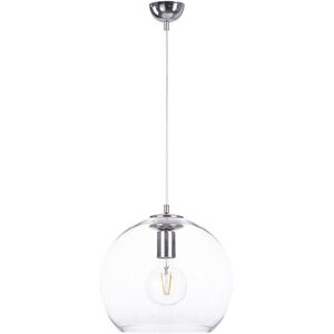 Corrigan Studio Ironadale 1-Light Globe Pendant Silver 30cm H X 30cm W X 30cm D Corrigan Studio Ironadale 1-Light Globe Pendant Silver 30cm H X 30cm W X 30cm D