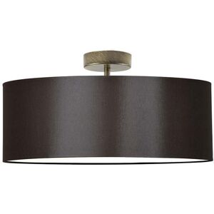 17 Stories Audriona 1-Light Semi Flush Mount Graphite/Antique Gold 30cm H x 50cm W x 50cm D 17 Stories Audriona 1-Light Semi Flush Mount Graphite/Antique Gold 30cm H x 50cm W x 50cm D