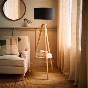 George Oliver 130cm Tripod Floor Lamp Black 130cm H X 41.5cm D George Oliver 130cm Tripod Floor Lamp Black 130cm H X 41.5cm D