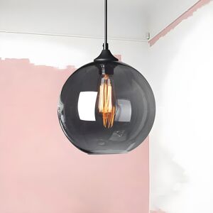 George Oliver Industrial Vintage Glass Globe Pendant Light – Round Ceiling Lamp Shade Chandelier Matte Black 25cm H X 25cm W George Oliver Industrial Vintage Glass Globe Pendant Light – Round Ceiling Lamp Shade Chandelier Matte Black 25cm H X 25cm W