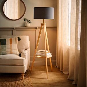 George Oliver 130cm Tripod Floor Lamp Grey 130cm H X 41.5cm D George Oliver 130cm Tripod Floor Lamp Grey 130cm H X 41.5cm D