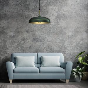 Longshore Tides Verna 1 - Light Dome Pendant Green 90cm H X 45cm W X 45cm D Longshore Tides Verna 1 - Light Dome Pendant Green 90cm H X 45cm W X 45cm D