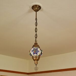 Latitude Vive Karlie 1-Light Globe Pendant Multicolour 90cm H X 22cm W X 22cm D Latitude Vive Karlie 1-Light Globe Pendant Multicolour 90cm H X 22cm W X 22cm D