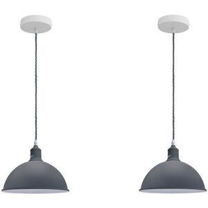 Alaniz Designer 1-Light Pendant in Brushed Steel – Luxury Industrial Ceiling Light by Breakwater Bay Gray 8cm H X 21cm W Alaniz Designer 1-Light Pendant in Brushed Steel – Luxury Industrial Ceiling Light by Breakwater Bay Gray 8cm H X 21cm W