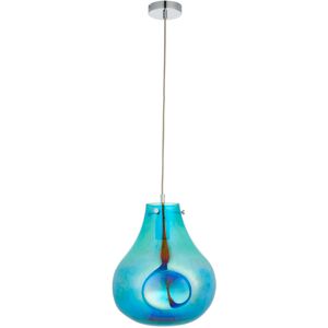 Metro Raritan 1 - Light Teardrop Pendant Petrol Metallic 55cm H X 32cm W X 32cm D Metro Raritan 1 - Light Teardrop Pendant Petrol Metallic 55cm H X 32cm W X 32cm D