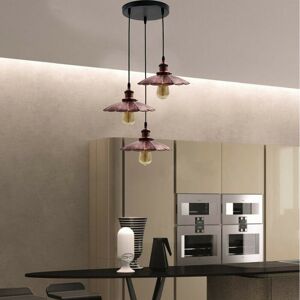 Breakwater Bay Overbrook Shores 3 - Light Cluster Cone Pendant Rustic Red 100cm H X 22cm W X 100cm D Breakwater Bay Overbrook Shores 3 - Light Cluster Cone Pendant Rustic Red 100cm H X 22cm W X 100cm D