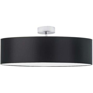 17 Stories Audriona 1-Light Semi Flush Mount Chrome/Black 30cm H x 50cm W x 50cm D 17 Stories Audriona 1-Light Semi Flush Mount Chrome/Black 30cm H x 50cm W x 50cm D
