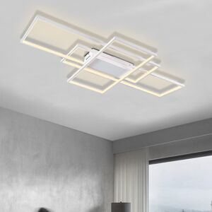 Wade Logan Raffa 3-Light Neutral Style Rectangular LED Semi Flush Mount Ceiling Light White 9cm H x 110cm W x 62.5cm D Wade Logan Raffa 3-Light Neutral Style Rectangular LED Semi Flush Mount Ceiling Light White 9cm H x 110cm W x 62.5cm D