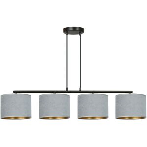 Ebern Designs Eamie 4 - Light Kitchen Island Drum Pendant Grey 100cm H X 97cm W X 18cm D Ebern Designs Eamie 4 - Light Kitchen Island Drum Pendant Grey 100cm H X 97cm W X 18cm D