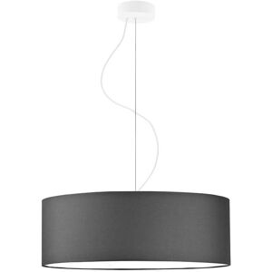 17 Stories Aubryelle 3 - Light Drum Pendant White/Graphite 120cm H x 50cm W x 50cm D 17 Stories Aubryelle 3 - Light Drum Pendant White/Graphite 120cm H x 50cm W x 50cm D