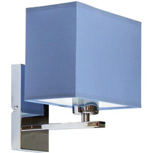 17 Stories Asavira 1 - Light Armed Sconce Chrome/Blue 23cm H X 20cm W X 18cm D 17 Stories Asavira 1 - Light Armed Sconce Chrome/Blue 23cm H X 20cm W X 18cm D