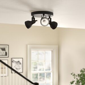 Three Posts Colesville 3-Light Ceiling Spotlight Black 14.5cm H X 30cm W X 30cm D Three Posts Colesville 3-Light Ceiling Spotlight Black 14.5cm H X 30cm W X 30cm D