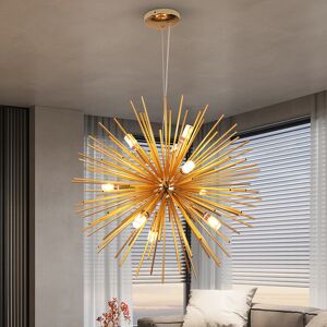 Fairmont Park 9-Light Gold Sputnik Chandelier Astra Sputnik Satellite Pendant Light Mid Century Starburst Chandelier Gold 60cm H X 60cm W X 60cm D Fairmont Park 9-Light Gold Sputnik Chandelier Astra Sputnik Satellite Pendant Light Mid Century Starburst Chandelier Gold 60cm H X 60cm W X 60cm D