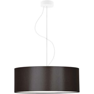 17 Stories Aubryelle 3 - Light Drum Pendant White/Brown 120cm H x 50cm W x 50cm D 17 Stories Aubryelle 3 - Light Drum Pendant White/Brown 120cm H x 50cm W x 50cm D