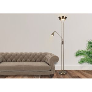 Metro Briajah 181.5 Floor Lamp Antique Brass 181.5cm H X 28cm W X 28cm D Metro Briajah 181.5 Floor Lamp Antique Brass 181.5cm H X 28cm W X 28cm D