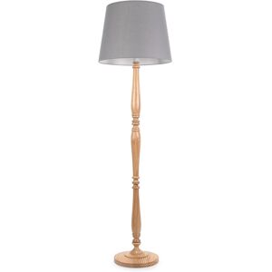 Marlow Home Co. Arialdo 156cm Traditional Floor Lamp Light Wood/Grey 156cm H X 46cm W X 46cm D Marlow Home Co. Arialdo 156cm Traditional Floor Lamp Light Wood/Grey 156cm H X 46cm W X 46cm D