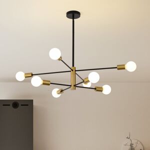 George Oliver Cobina 8-Light Sputnik Chandelier Gold 19cm H X 82cm W X 54cm D George Oliver Cobina 8-Light Sputnik Chandelier Gold 19cm H X 82cm W X 54cm D