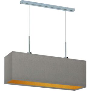 17 Stories Gener 2 - Light Kitchen Island Geometric Pendant Grey/Polished Chorme 120cm H X 75cm W X 75cm D 17 Stories Gener 2 - Light Kitchen Island Geometric Pendant Grey/Polished Chorme 120cm H X 75cm W X 75cm D