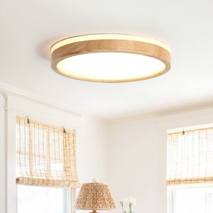 Ebern Designs Damiyon 1-Light 30cm Modern Dimmable LED Energy-Saving Ceiling Light Round Flush Mount Lamp Walnut 5cm H x 30cm W x 30cm D Ebern Designs Damiyon 1-Light 30cm Modern Dimmable LED Energy-Saving Ceiling Light Round Flush Mount Lamp Walnut 5cm H x 30cm W x 30cm D