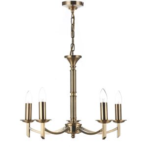 Three Posts Amplas 5-Light Candle Style Chandelier Antique Brass 36cm H X 54cm W X 54cm D Three Posts Amplas 5-Light Candle Style Chandelier Antique Brass 36cm H X 54cm W X 54cm D