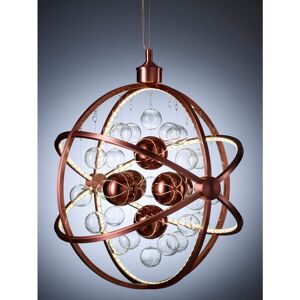 Bloomsbury Market Paignt 1-Light LED Globe Pendant Copper 58cm H X 48cm W X 48cm D Bloomsbury Market Paignt 1-Light LED Globe Pendant Copper 58cm H X 48cm W X 48cm D