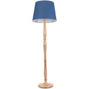 Marlow Home Co. Arialdo 156cm Traditional Floor Lamp Navy Blue/Light Wood 156cm H X 46cm W X 46cm D Marlow Home Co. Arialdo 156cm Traditional Floor Lamp Navy Blue/Light Wood 156cm H X 46cm W X 46cm D