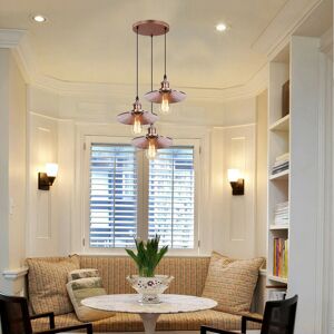 Borough Wharf Idabel 3 - Light Cluster Cone Pendant Copper 22cm W X 111cm D Borough Wharf Idabel 3 - Light Cluster Cone Pendant Copper 22cm W X 111cm D