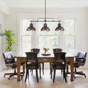 Longshore Tides Essence 3-Light Industrial Kitchen Island Pendant Lighting Fixture Linear Chandelier Antique Silver 30cm H X 90cm W Longshore Tides Essence 3-Light Industrial Kitchen Island Pendant Lighting Fixture Linear Chandelier Antique Silver 30cm H X 90cm W