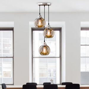 Borough Wharf Annesa 3-Light Satin Nickel Pendant – A Modern Industrial Ceiling Light Adjustable for Kitchen Islands and Dining Areas. Satin Nickel Borough Wharf Annesa 3-Light Satin Nickel Pendant – A Modern Industrial Ceiling Light Adjustable for Kitchen Islands and Dining Areas. Satin Nickel