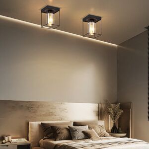 Borough Wharf 1 -Light Hallway Ceiling Light Matte Black 20cm H X 15cm W X 15cm D Borough Wharf 1 -Light Hallway Ceiling Light Matte Black 20cm H X 15cm W X 15cm D