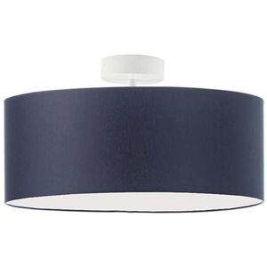 17 Stories Audriona 1-Light Semi Flush Mount White/Navy Blue 30cm H x 40cm W x 40cm D 17 Stories Audriona 1-Light Semi Flush Mount White/Navy Blue 30cm H x 40cm W x 40cm D
