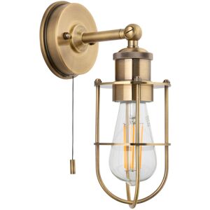 Fairmont Park Ledya 1 - Light Antique Brass Armed Sconce Antique Brass 16.2cm H X 28.6cm W X 11cm D Fairmont Park Ledya 1 - Light Antique Brass Armed Sconce Antique Brass 16.2cm H X 28.6cm W X 11cm D