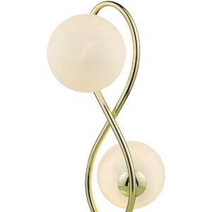 Fairmont Park Lysandra 2 Light Table Lamp Polished Glass Gold 36.5cm H X 20.5cm W X 12.5cm D Fairmont Park Lysandra 2 Light Table Lamp Polished Glass Gold 36.5cm H X 20.5cm W X 12.5cm D