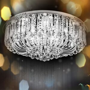 Mercer41 Marks 1 -Light LED Flush Mount Clear 27cm H x 65cm W x 65cm D Mercer41 Marks 1 -Light LED Flush Mount Clear 27cm H x 65cm W x 65cm D
