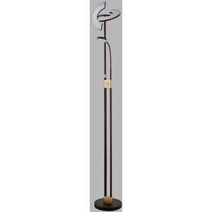 Brayden Studio Rianne 210cm LED Novelty Floor Lamp Satin Brass 210cm H X 27cm W X 27cm D Brayden Studio Rianne 210cm LED Novelty Floor Lamp Satin Brass 210cm H X 27cm W X 27cm D