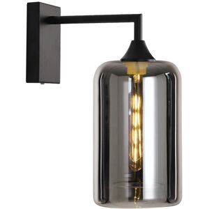 George Oliver Bonita 1 - Light Armed Sconce Black/Silver 30cm H X 18cm W X 18cm D George Oliver Bonita 1 - Light Armed Sconce Black/Silver 30cm H X 18cm W X 18cm D