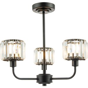 Fairmont Park Semi Flush Mount Matte Black 42cm H X 42cm W X 42cm D Fairmont Park Semi Flush Mount Matte Black 42cm H X 42cm W X 42cm D