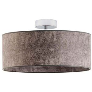 17 Stories Audriona 1-Light Semi Flush Mount Gray Melange/Chrome 30cm H x 40cm W x 40cm D 17 Stories Audriona 1-Light Semi Flush Mount Gray Melange/Chrome 30cm H x 40cm W x 40cm D
