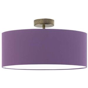 17 Stories Audriona 1-Light Semi Flush Mount Violet/Antique Gold 30cm H x 40cm W x 40cm D 17 Stories Audriona 1-Light Semi Flush Mount Violet/Antique Gold 30cm H x 40cm W x 40cm D