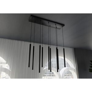 17 Stories Anna-Leigh 9-Light Cluster Cylinder Pendant Black 55cm H X 92cm W X 22cm D 17 Stories Anna-Leigh 9-Light Cluster Cylinder Pendant Black 55cm H X 92cm W X 22cm D